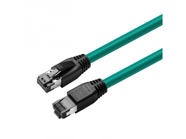 MicroConnect CAT8.1 S/FTP 3m Green LSZH  Shielded Network Cable, AWG