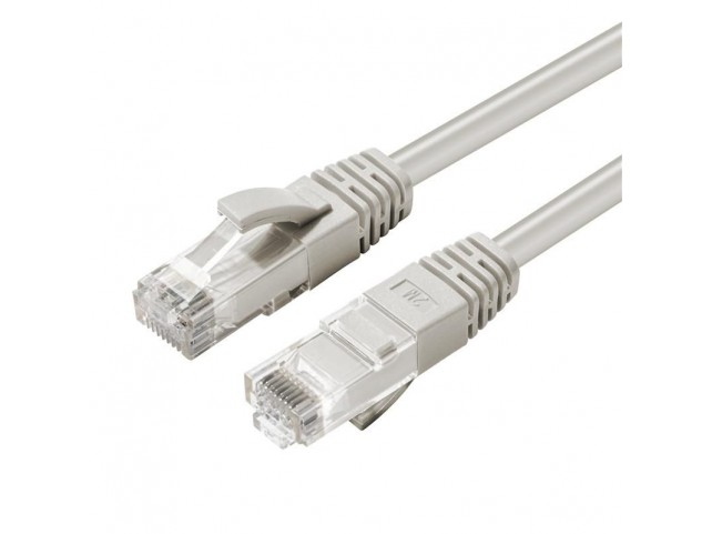 MicroConnect CAT6A UTP 0.25m Grey LSZH  Undshielded Network Cable,
