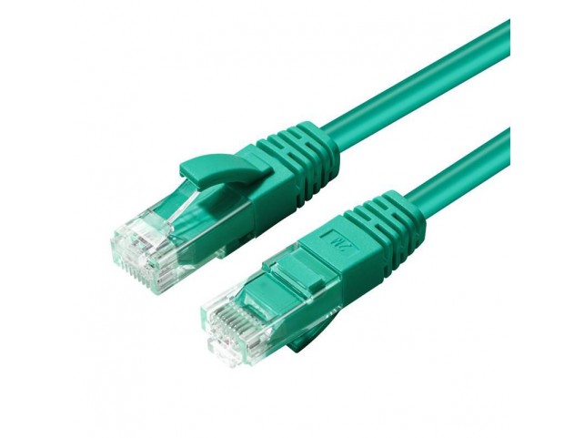MicroConnect CAT6A UTP 0.25m Green LSZH  Undshielded Network Cable,