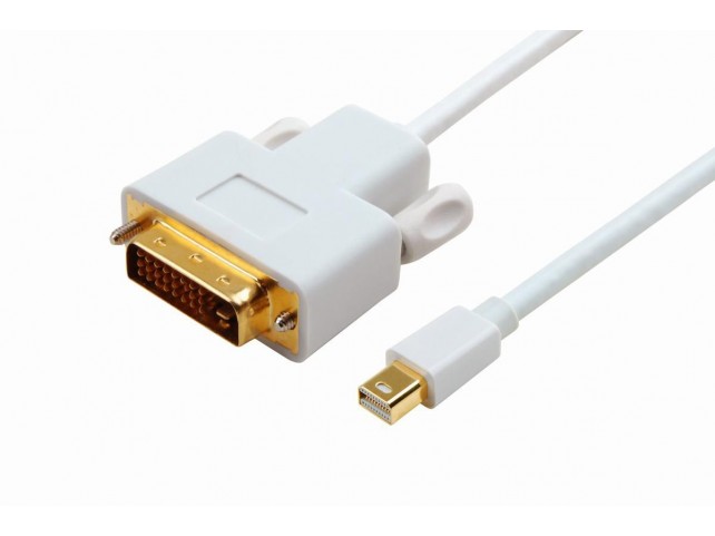 MicroConnect Mini DisplayPort to DVI-D  Cable 1m Dual Link 24+1,