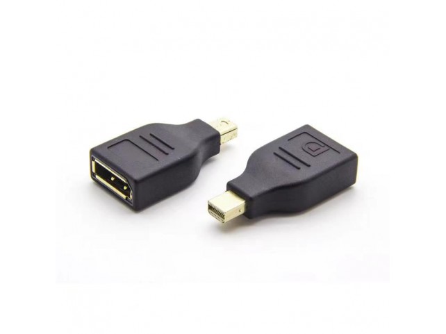 MicroConnect Mini Displayport - DP M-F  DP 1.2, Black, Adapter