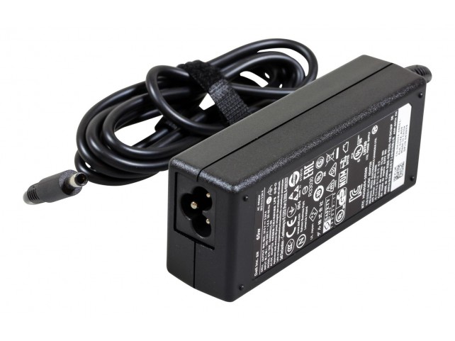 Dell AC Adapter, 65W, 19.5V, 3  Pin, 4.5mm, C6 Power Cord