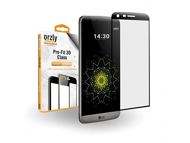 LG G5 - Orzly® 3D Pro-Fit - Premium Vetro Temperato 0,20mm per LG G5 (2016 Modello) - Pellicola Prottetiva Vetro Solido Protezi