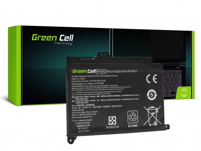 Batteria Green Cell BP02XL per HP Pavilion 15-AU 15-AU051NW 15-AU071NW 15-AU102NW 15-AU107NW 15-AW 15-AW010NW