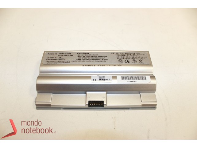 Batteria Microbattery per SONY VGN-FZ (SILVER)