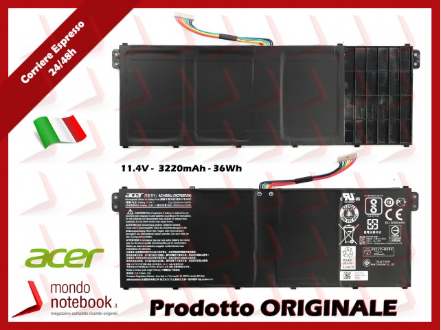 Batteria Originale ACER Aspire ES1-512 ES1-731G - 11,4V 3220mAh