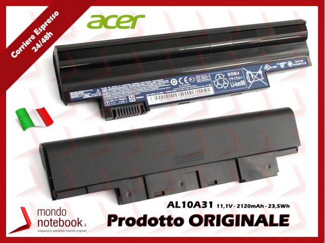 Batteria Originale ACER Aspire One 522 722 D57 D255 D260 D270 (NERA)