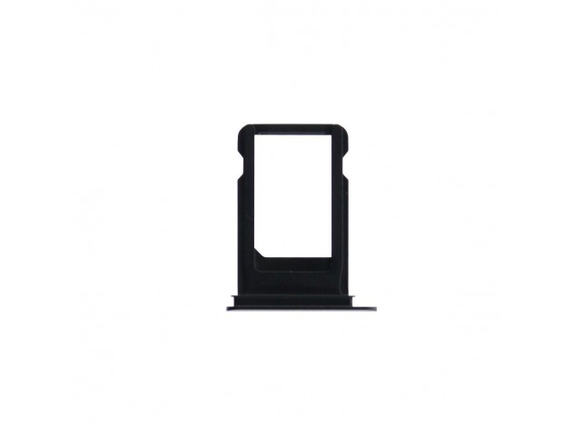 CoreParts Sim Card Tray Black  For iphone 7 - 4.7"