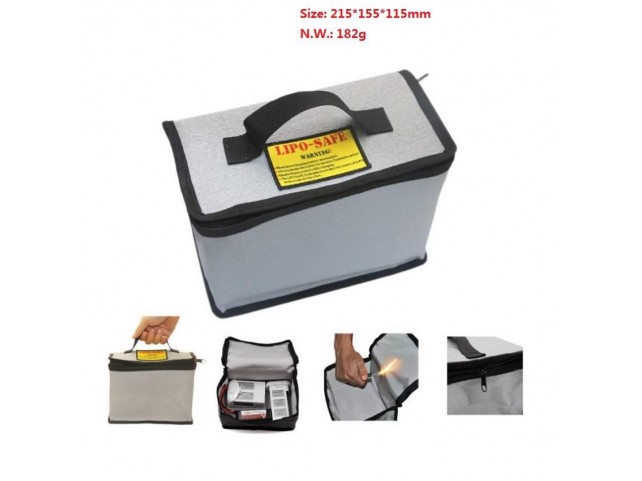 CoreParts Fireproof Battery Safebox  LIPO Battery Bag