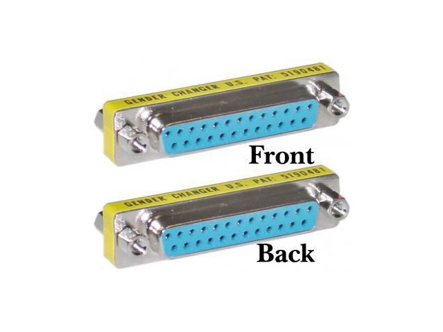 MicroConnect Mini Gender DB25 F/F  DB25 Female to Female