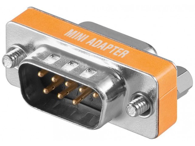 MicroConnect Mini Gender DB9 M/F Null Modem  DB9 Male to Female Bulk