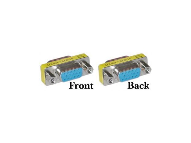 MicroConnect Mini Gender HD15 F/F VGA-VGA  HD15 Female to Female
