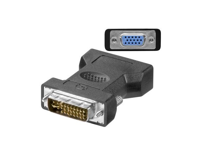 MicroConnect Adapter DVI-I 24+5 - HD15 M-F  500pcs/box
