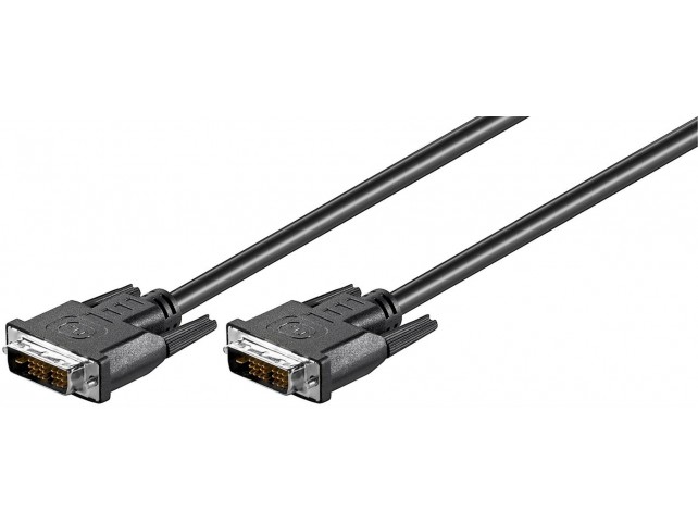 MicroConnect Full HD DVI-D Cable, 3 meter  DVI-D 18+1-pin M-M Black