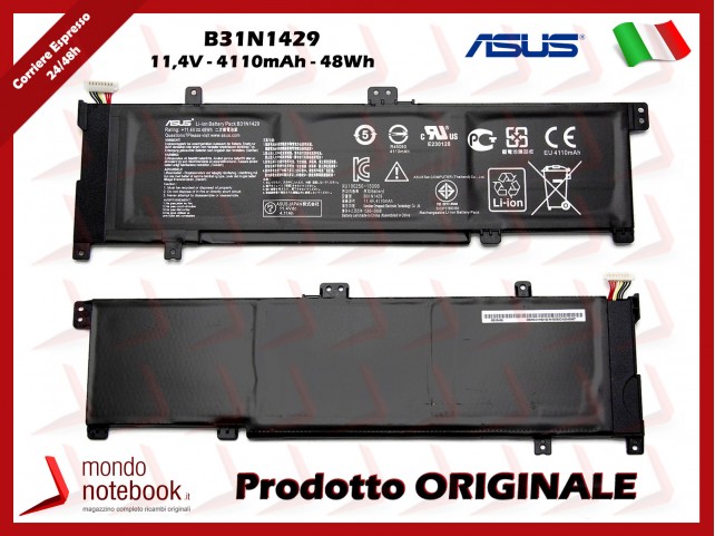 Batteria Originale ASUS K501LB K501LX K501UX K501UB - B31N1429