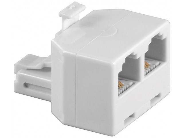 MicroConnect ISDN T-Adapter  Y-ADAPTER RJ11 - 2x RJ14 M/F