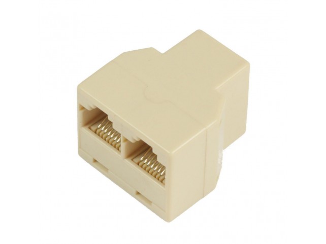 MicroConnect RJ45 Ethernet Y-Adapter RJ45  RJ45 - 2x RJ45 F/F, 8P/8C