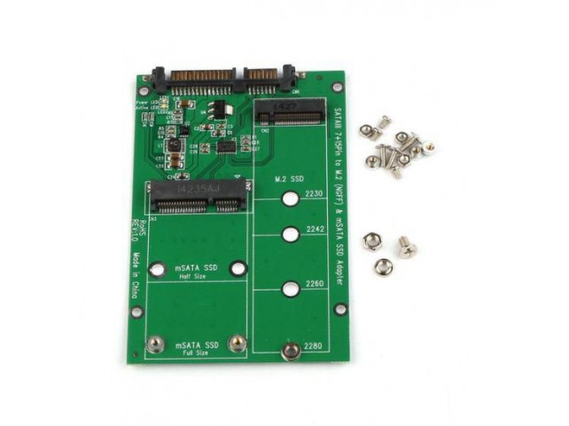 CoreParts NGFF M.2 B-Key / mSATA to SATA  Adapter
