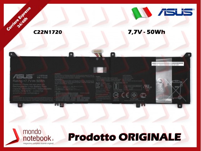 Batteria Originale ASUS UX391FA UX391UA - C22N1720 0B200-02820000