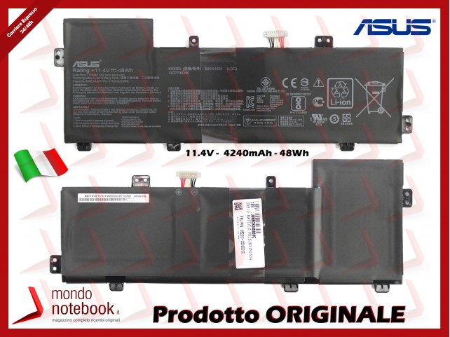 Batteria Originale ASUS UX510UX UX510UW - B31N1534 (VEDI DESCRIZIONE)