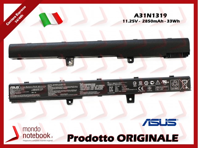 Batteria Originale ASUS X551MA - A31N1319 - 11,25V