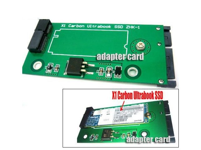 CoreParts Lenovo X1 20+6pin SSD to USB  Sandisk SD5SG2 SSD