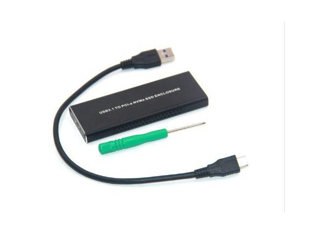 M.2 PCIe NVME to USB 3.0  3.1 Enclosure Type M
