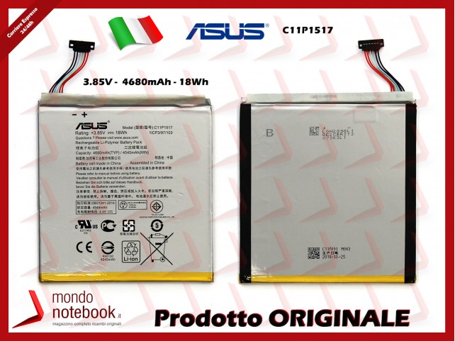 Batteria Originale ASUS ZenPad 10 ZD300 Z300 Z300CNG Z300CNL- C11P1517