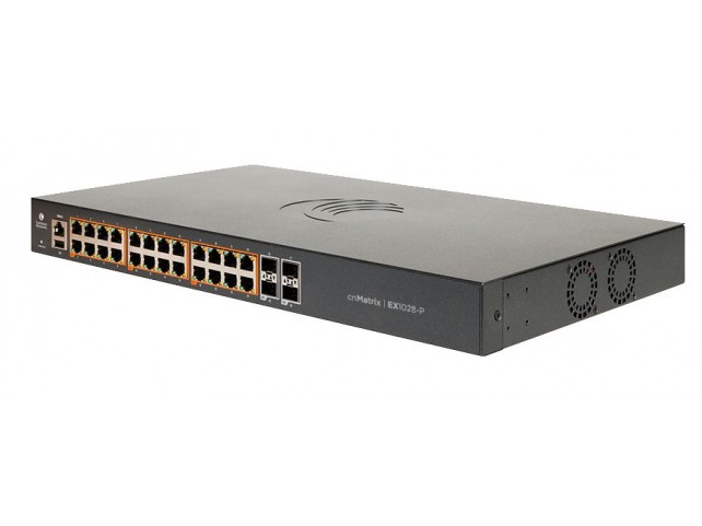 Cambium Networks cnMatrix EX1028, Intelligent  Ethernet Switch, 24 1G and 4