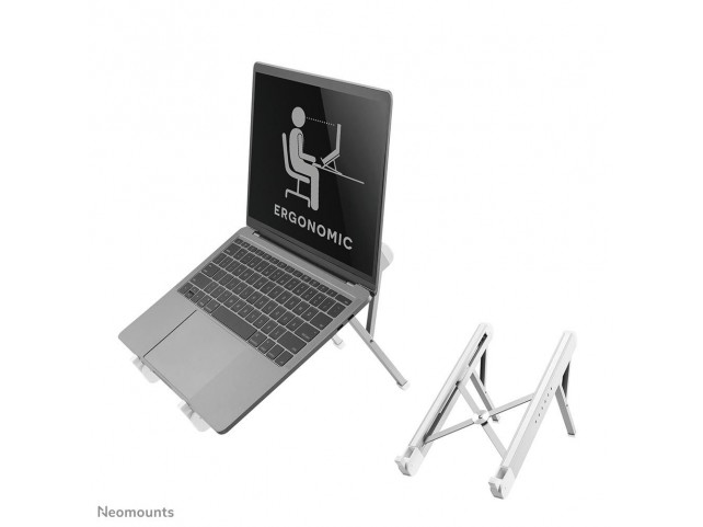 Neomounts by Newstar Foldable Notebook Desk Stand  (ergonomic) Silver laptop
