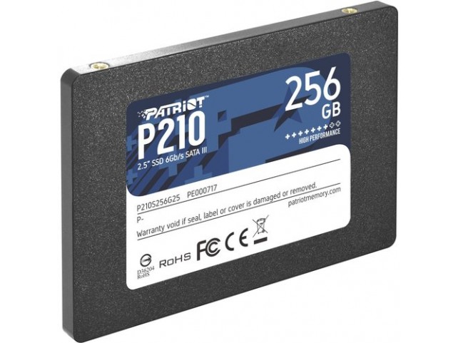 SSD PATRIOT 512GB P210 2.5" SATA3 READ:510MB/WRITE:440 MB/S - P210S512G25