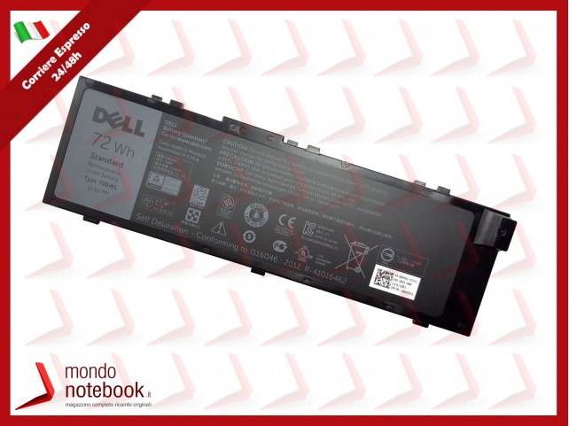 Batteria Originale LENOVO 7510 7520 7710 72WHR 6 Celle