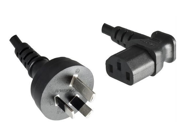 MicroConnect Power Cord AUS to C13 1.8m  Australia Type I to C13 Angled
