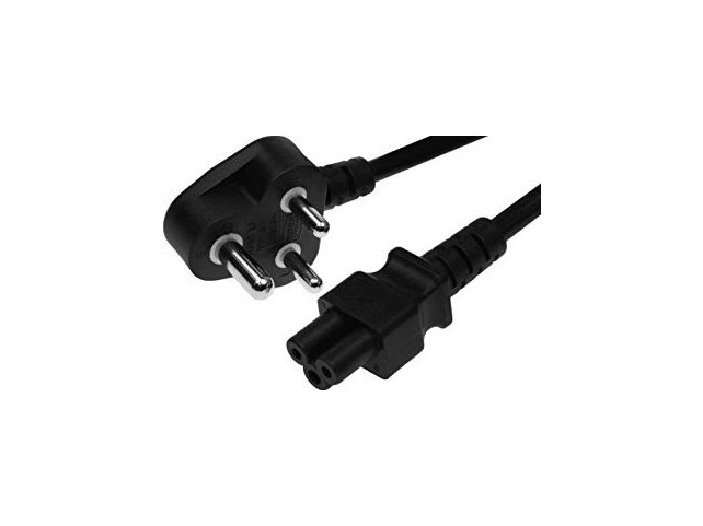 MicroConnect Power Cord 1.8m Type D - C5  India Type D to C5, Black