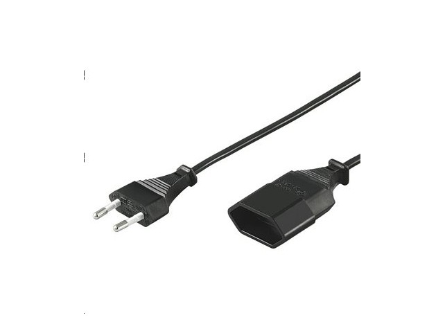 MicroConnect Power cable extension 1,8m  Euro male to Euro female