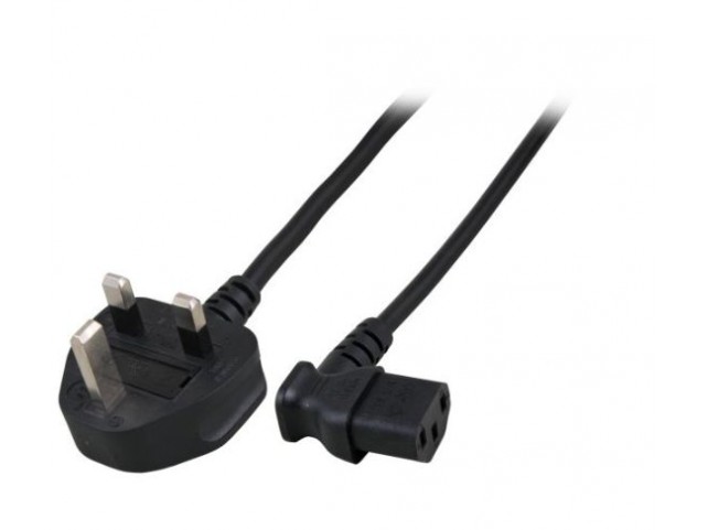 MicroConnect Power 2M UK BS-1363/Angled C13  H05VV-F3x0.75mm2 CU