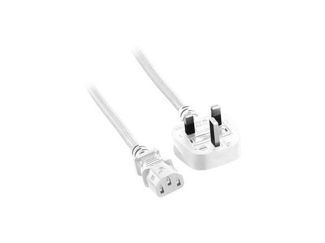 MicroConnect Power Cord UK Type G - C13 2M  white UK Type G, BS 1363 -