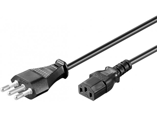 MicroConnect Power Cord Italy - C13 3m  Black, 16A