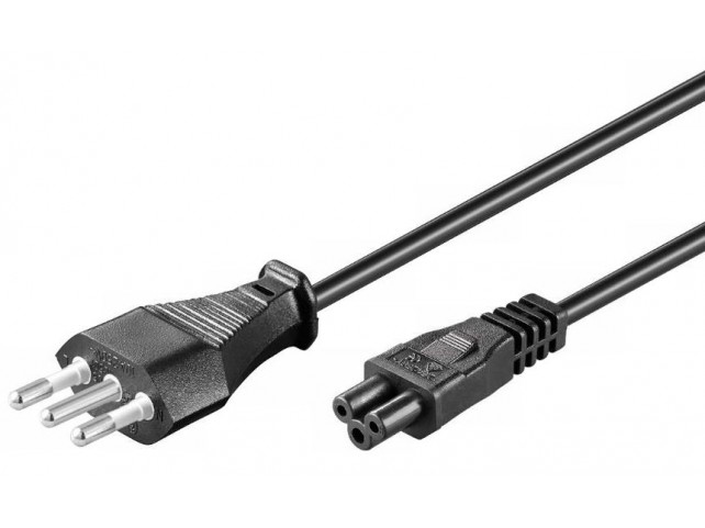 MicroConnect Power Cord Italy - C5 3m  Black,