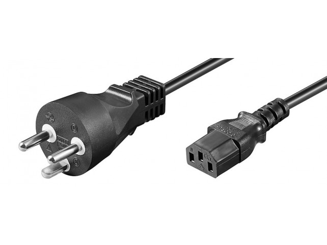 MicroConnect PowerCord DK 10m IEC320  Black
