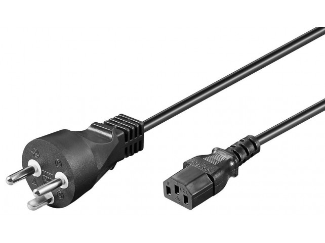 MicroConnect PowerCord DK 3.0m IEC320  Black