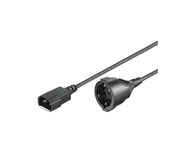 MicroConnect Power Cord C14 -Schuko M-F  1.5m. 3Gx1.5MM2, 10/16A 250V