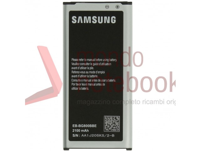Batteria Originale Samsung Galaxy S5 Mini (SM-G800F)