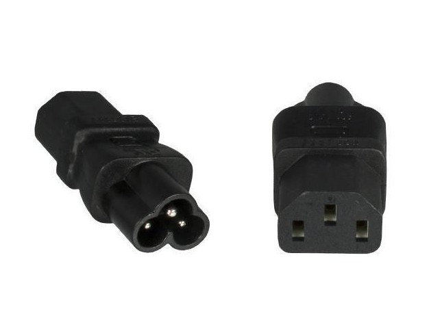 MicroConnect Power Adapter C6 to C13 F-F  IEC 60320-C6 Female - C13,