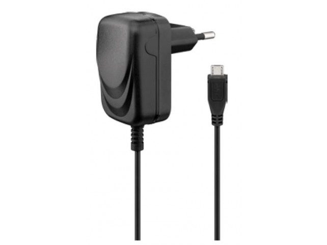MicroConnect Eu travelcharger MicroUSB 1A  1,5meter cable. (100-240V AC)