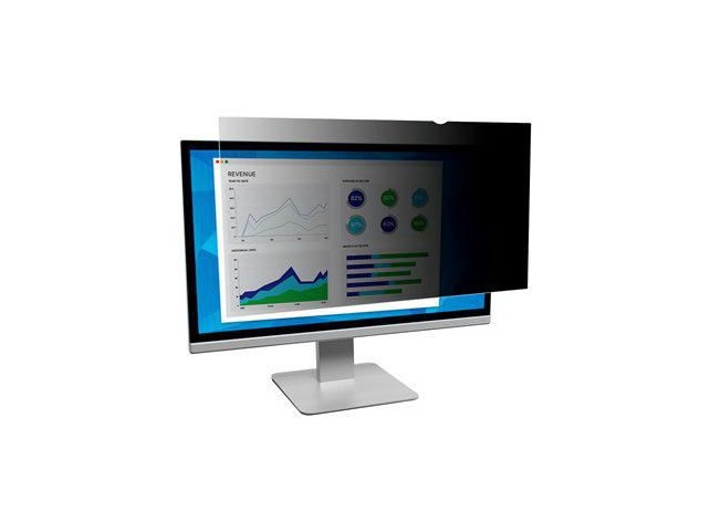 3M Privacy Filter 24" 16:10  AntiGlare, Frameless, Black