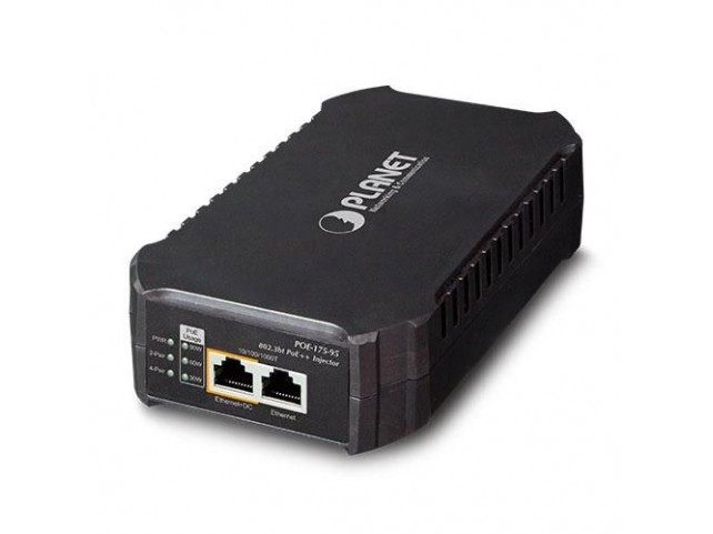 Planet Single-Port 10/100/1000Mbps  802.3bt PoE Injector (95