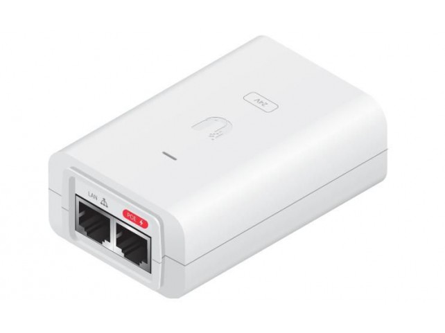 Ubiquiti PoE Injector, 24VDC, 12W  White