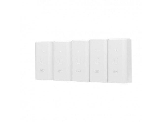 Ubiquiti PoE Injector, 24VDC, 24W  5-Pack