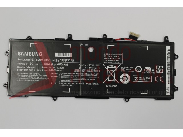 Batteria Originale Samsung Tablet Ativ Tab 5 Smart PC 500T (XE500T1C)Samsung Notebook NP905S3G NP915S3G